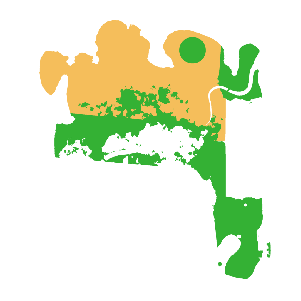 Biome Rust Map: Procedural Map, Size: 3000, Seed: 279956377