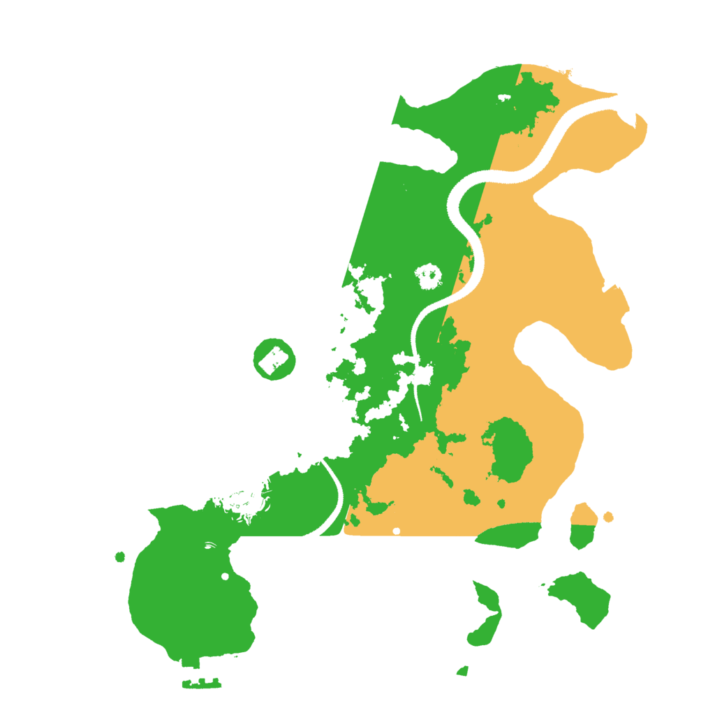 Biome Rust Map: Procedural Map, Size: 2800, Seed: 1469226083