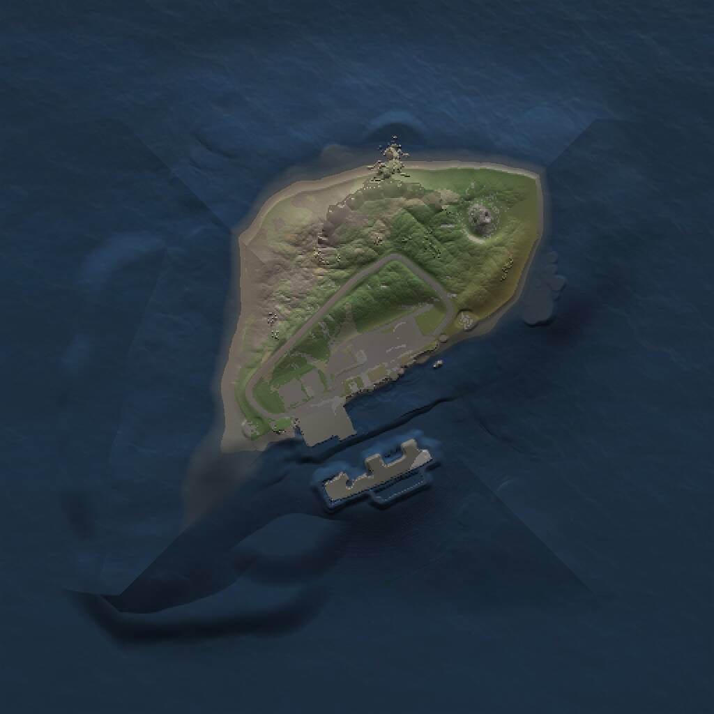 Rust Map: Procedural Map, Size: 1000, Seed: 1552227931, 2 Monuments