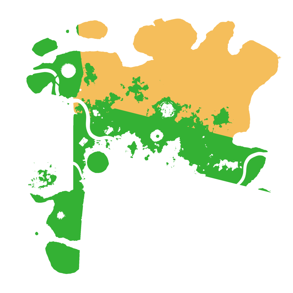 Biome Rust Map: Procedural Map, Size: 3650, Seed: 1657958788