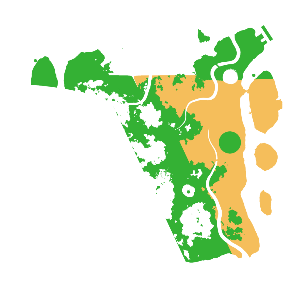 Biome Rust Map: Procedural Map, Size: 3600, Seed: 494270