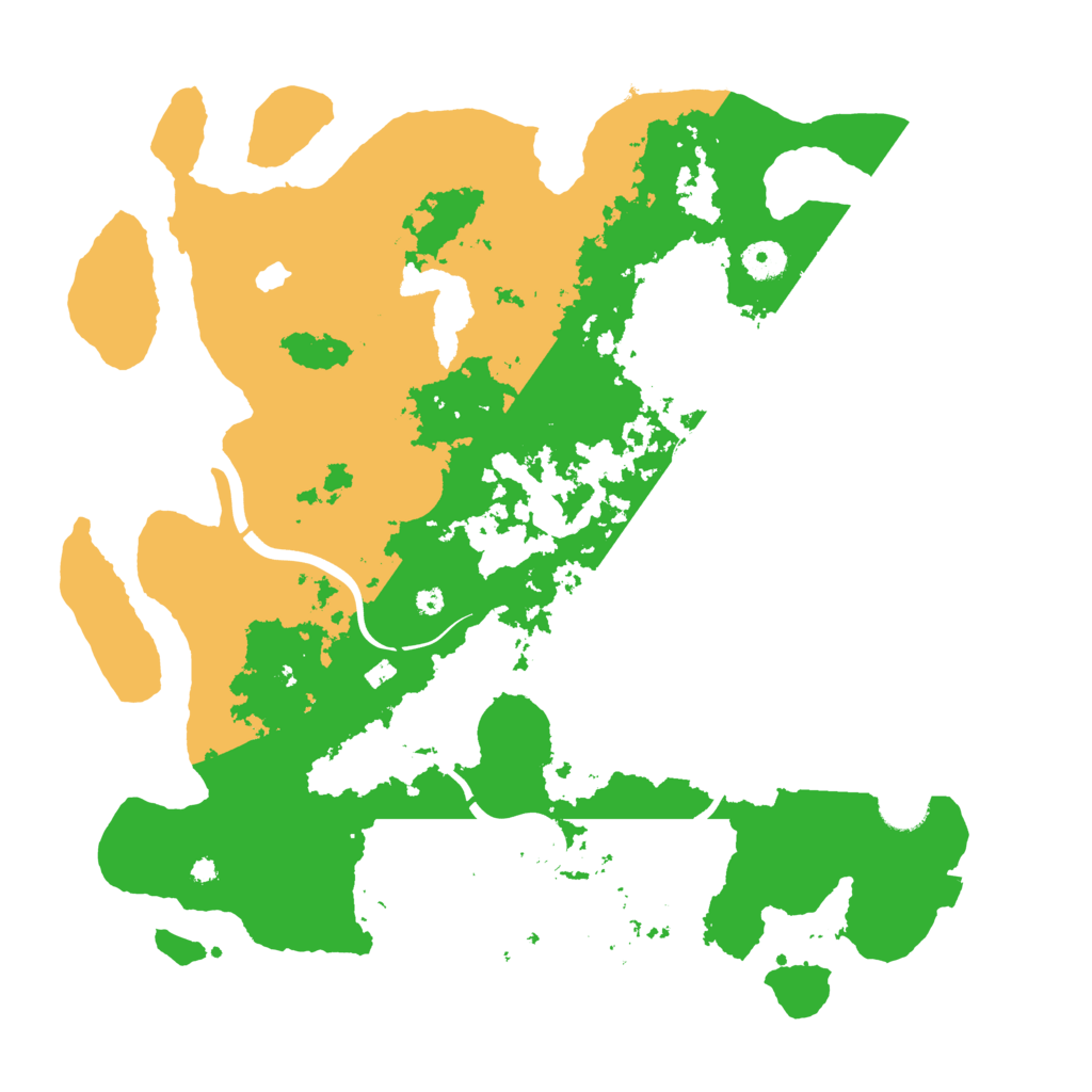 Biome Rust Map: Procedural Map, Size: 4000, Seed: 1454516165