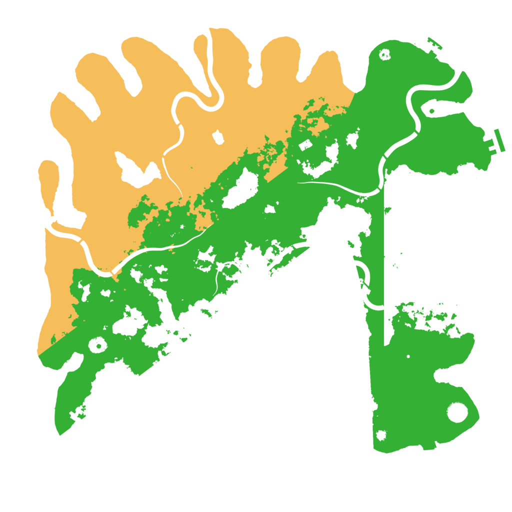 Biome Rust Map: Procedural Map, Size: 4450, Seed: 1414119623