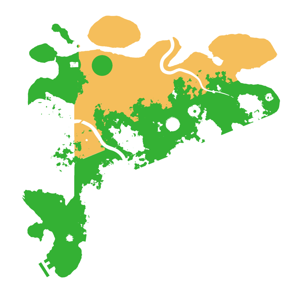 Biome Rust Map: Procedural Map, Size: 3800, Seed: 739542068