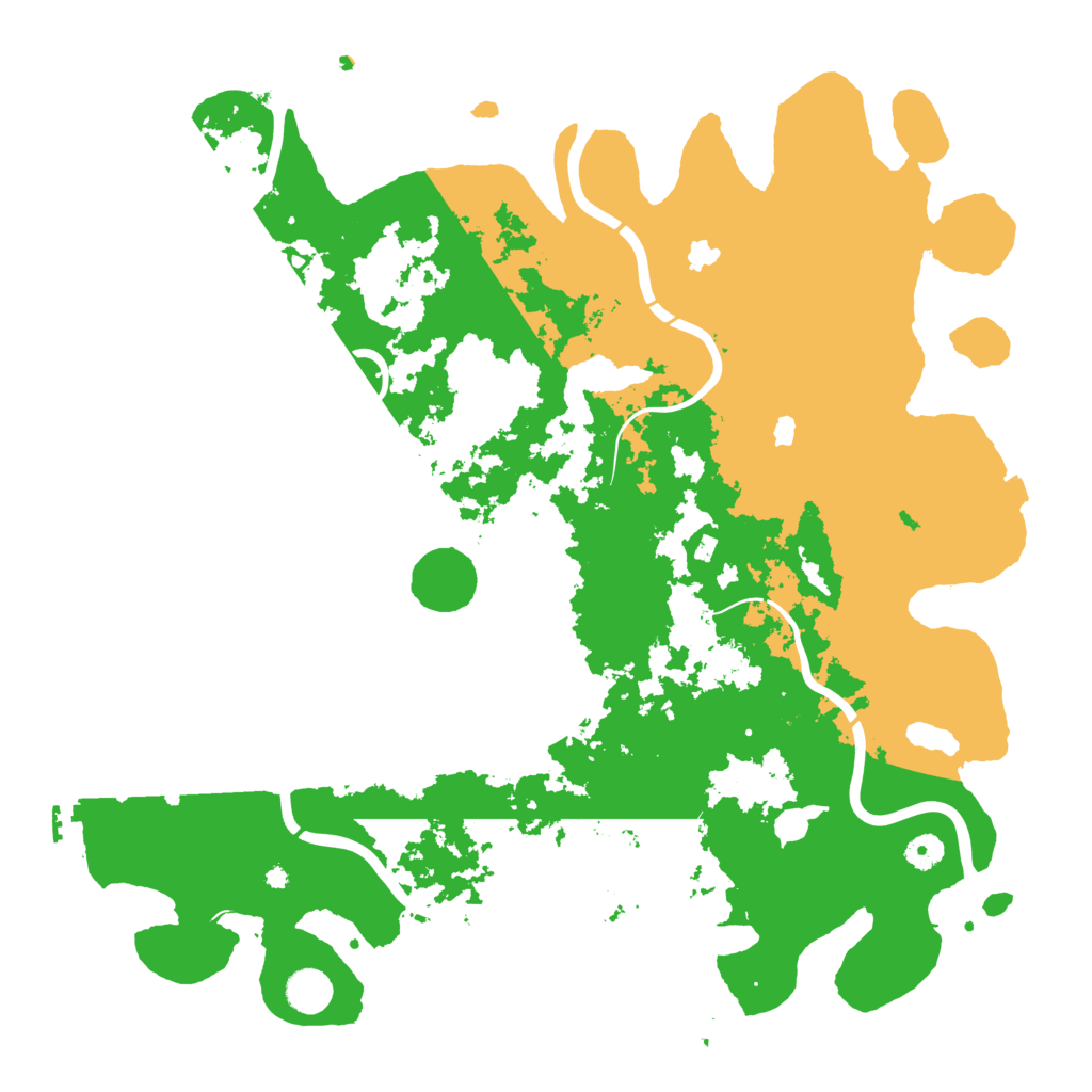 Biome Rust Map: Procedural Map, Size: 4500, Seed: 449159477