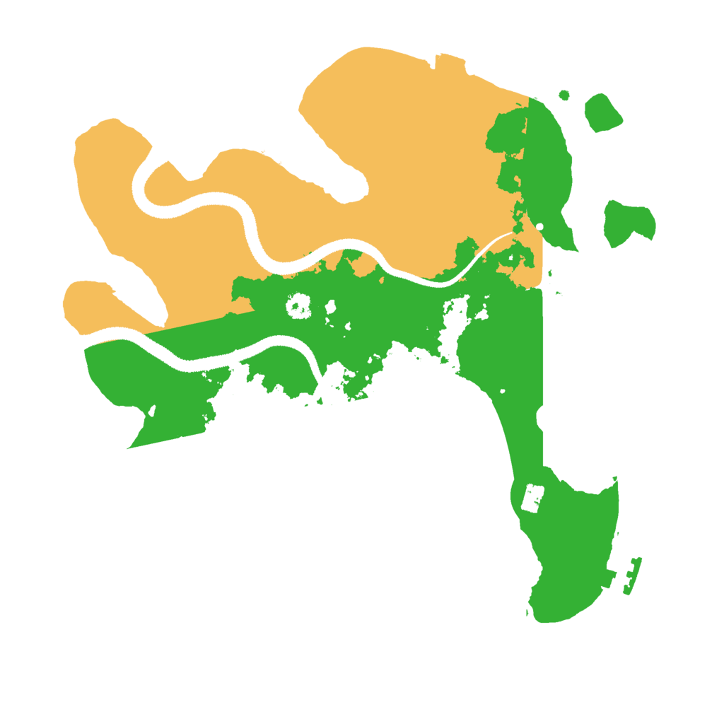 Biome Rust Map: Procedural Map, Size: 2800, Seed: 1633738800