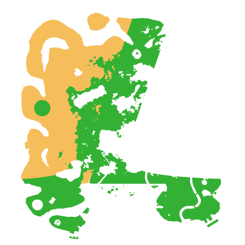 Biome Rust Map: Procedural Map, Size: 4000, Seed: 857354