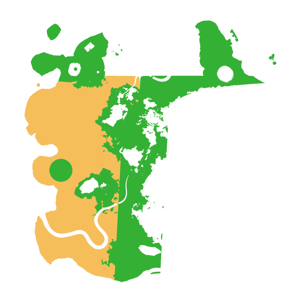 Biome Rust Map: Procedural Map, Size: 3500, Seed: 906871667