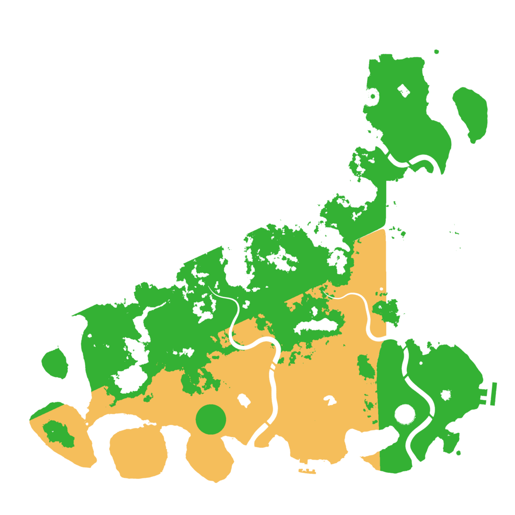 Biome Rust Map: Procedural Map, Size: 4500, Seed: 1498250893