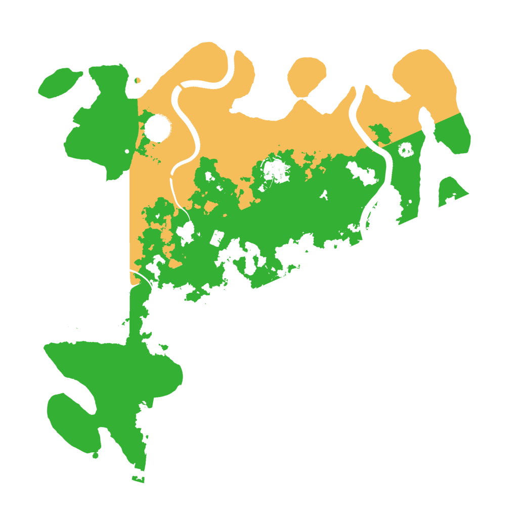 Biome Rust Map: Procedural Map, Size: 3500, Seed: 631946261