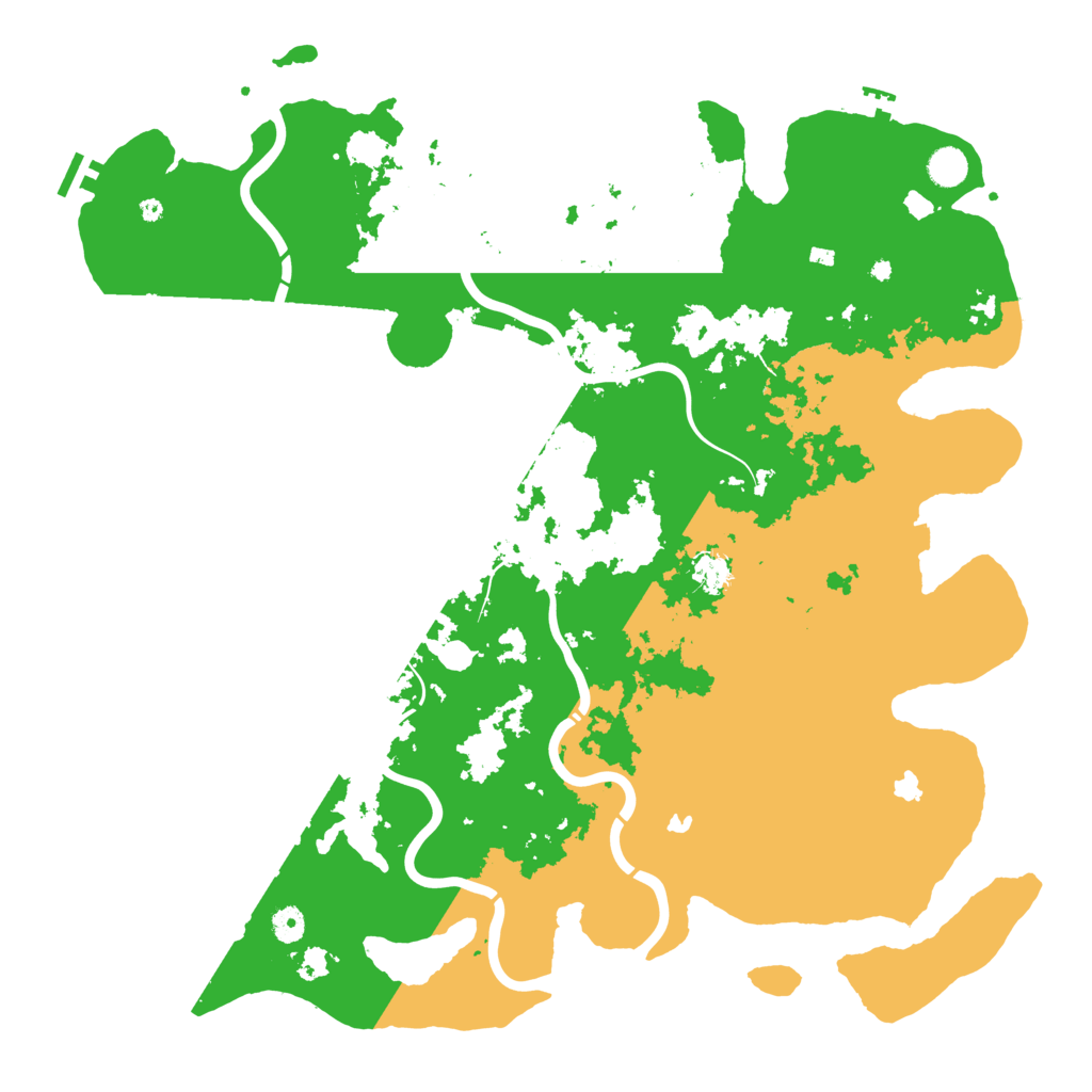 Biome Rust Map: Procedural Map, Size: 4800, Seed: 53689