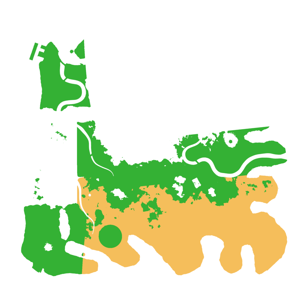 Biome Rust Map: Procedural Map, Size: 3500, Seed: 1637489523