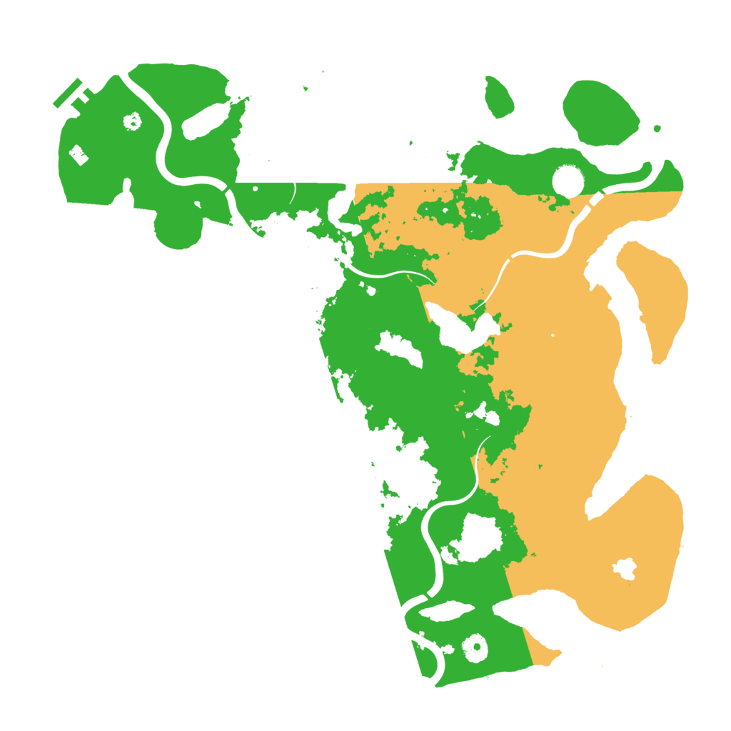 Biome Rust Map: Procedural Map, Size: 4096, Seed: 69262