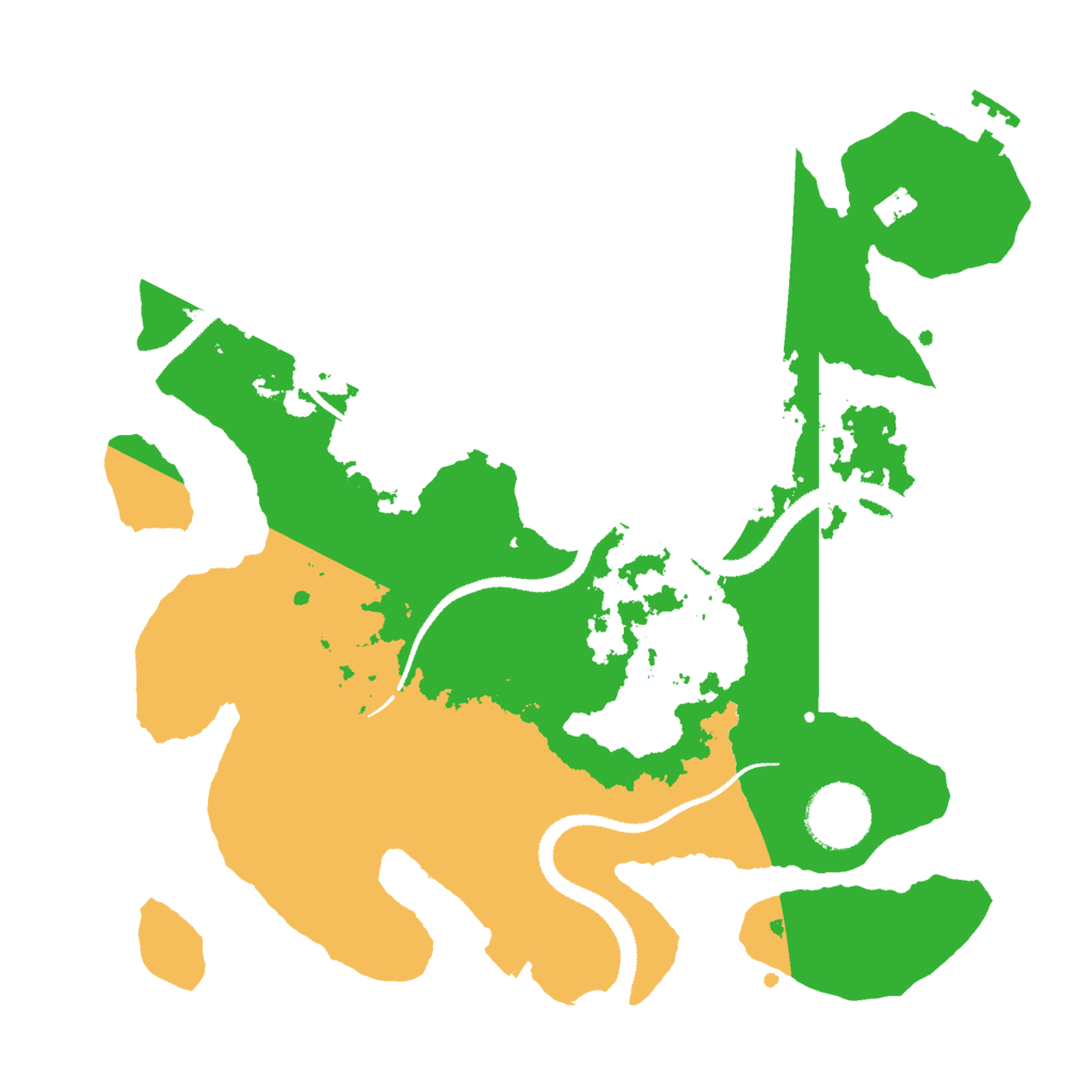 Biome Rust Map: Procedural Map, Size: 3000, Seed: 1234375259