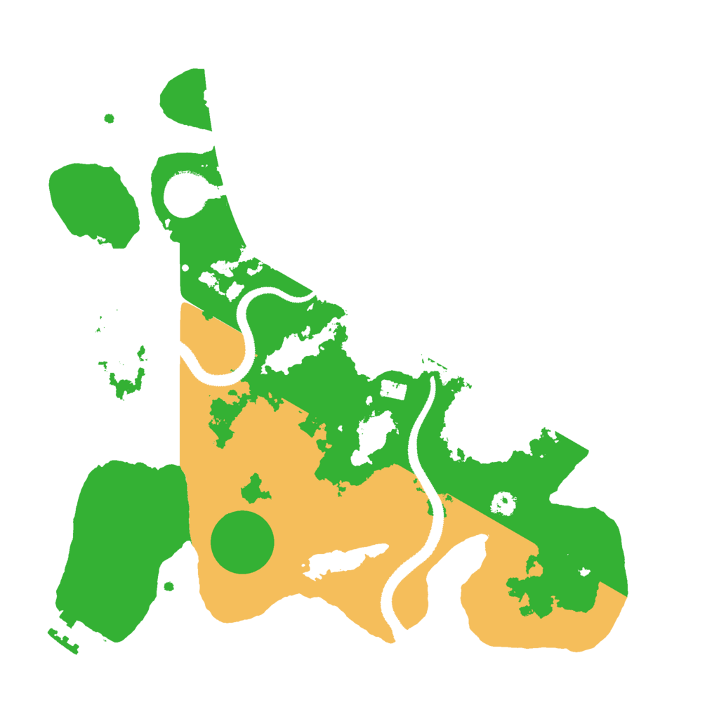 Biome Rust Map: Procedural Map, Size: 3000, Seed: 921271474