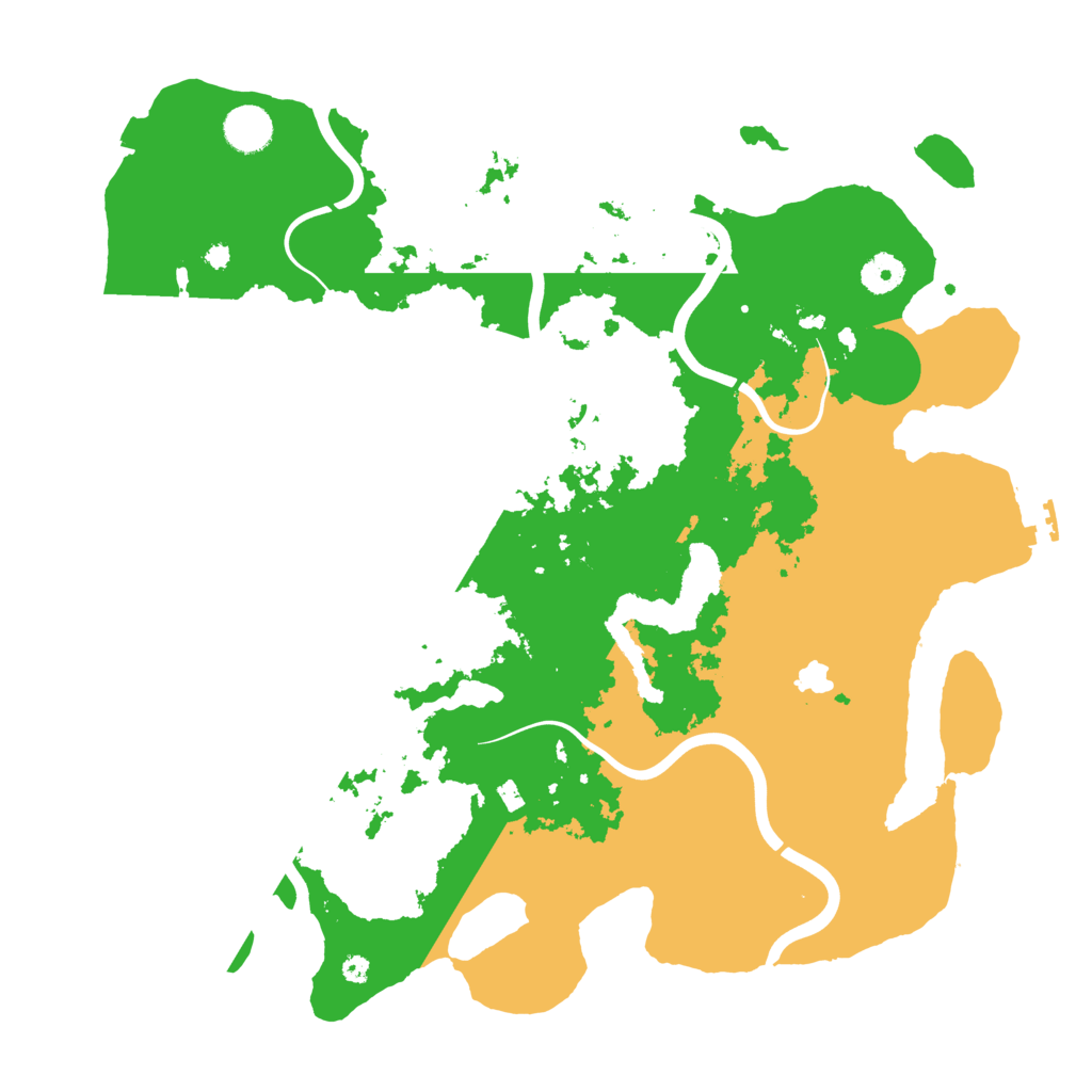 Biome Rust Map: Procedural Map, Size: 4000, Seed: 107312025