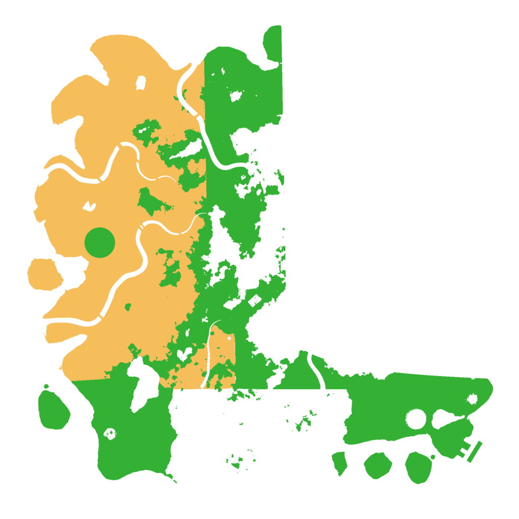 Biome Rust Map: Procedural Map, Size: 4500, Seed: 2014448841