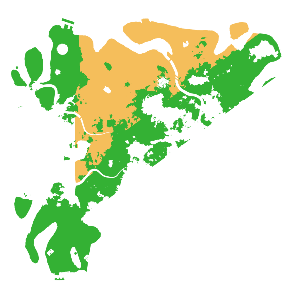 Biome Rust Map: Procedural Map, Size: 4750, Seed: 549270046
