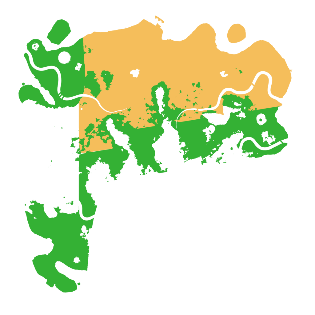 Biome Rust Map: Procedural Map, Size: 4500, Seed: 1212468581