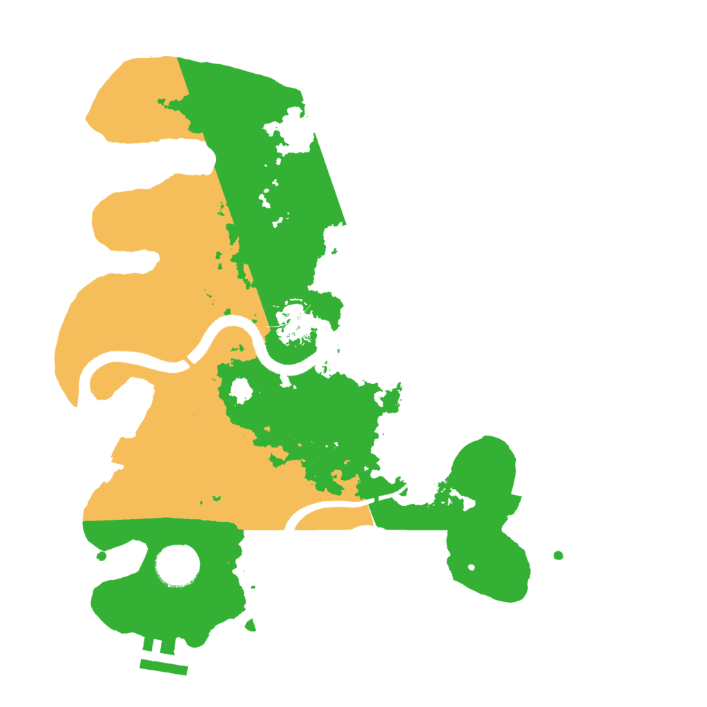 Biome Rust Map: Procedural Map, Size: 3000, Seed: 300284046