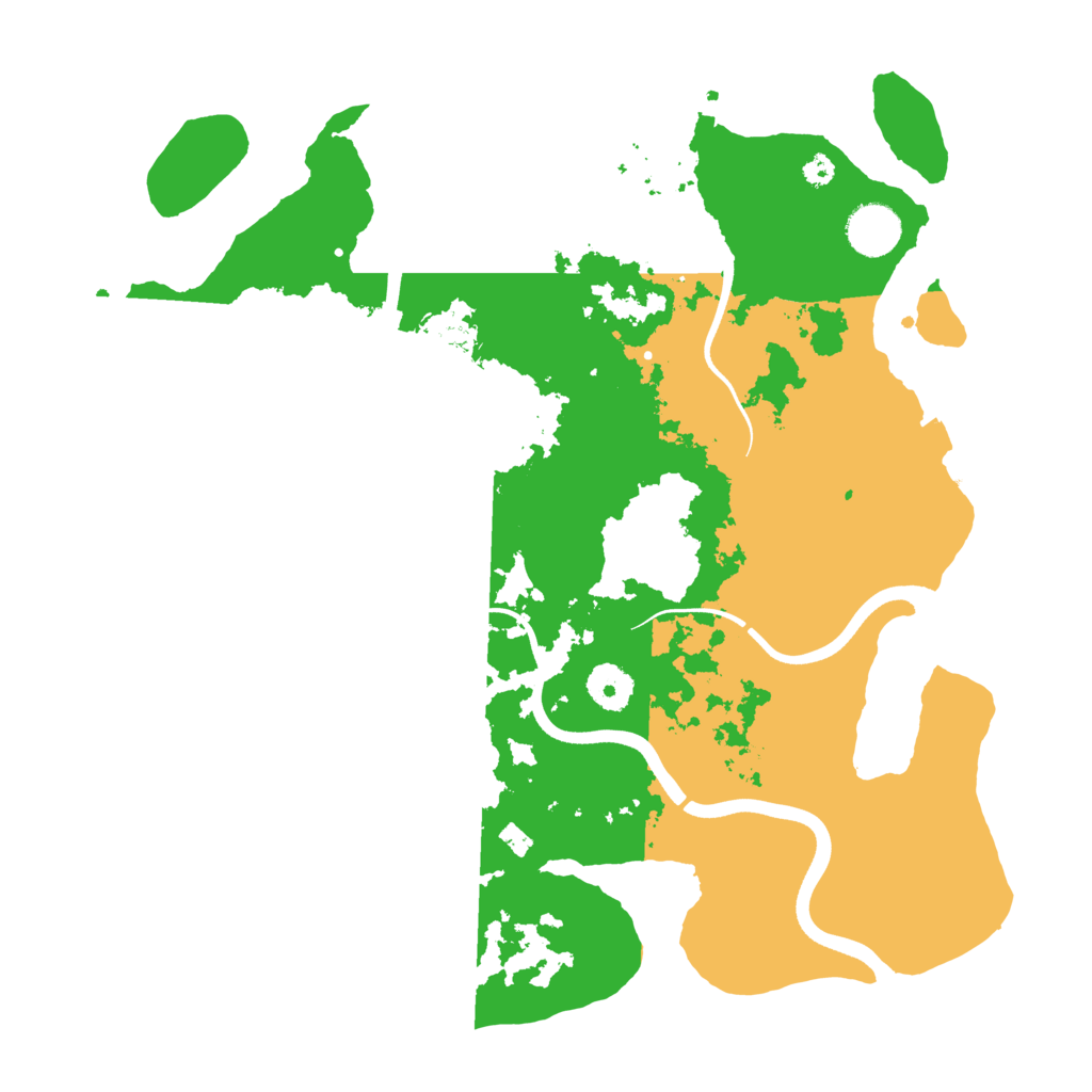 Biome Rust Map: Procedural Map, Size: 3600, Seed: 1622703746