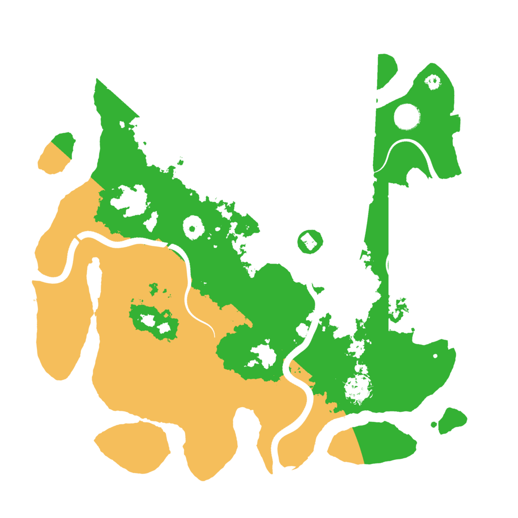 Biome Rust Map: Procedural Map, Size: 3500, Seed: 214638180