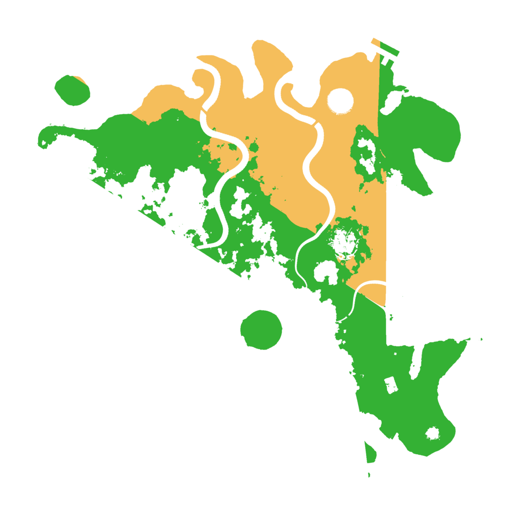 Biome Rust Map: Procedural Map, Size: 3500, Seed: 1599948956