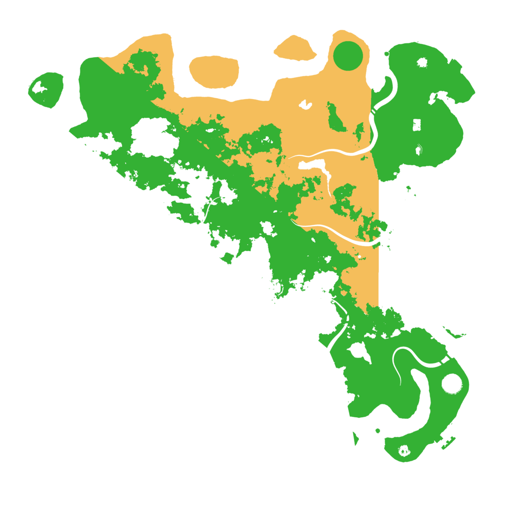 Biome Rust Map: Procedural Map, Size: 4500, Seed: 849199568