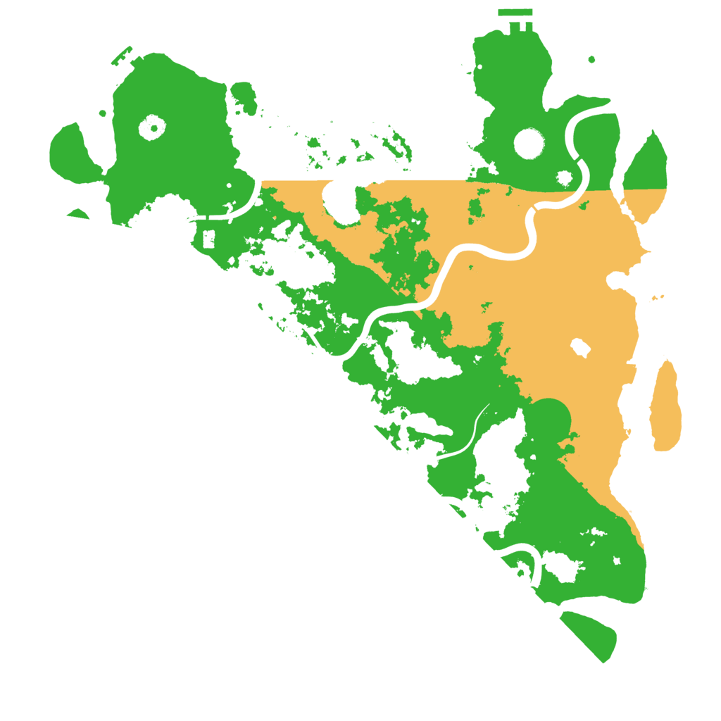 Biome Rust Map: Procedural Map, Size: 4250, Seed: 390877973