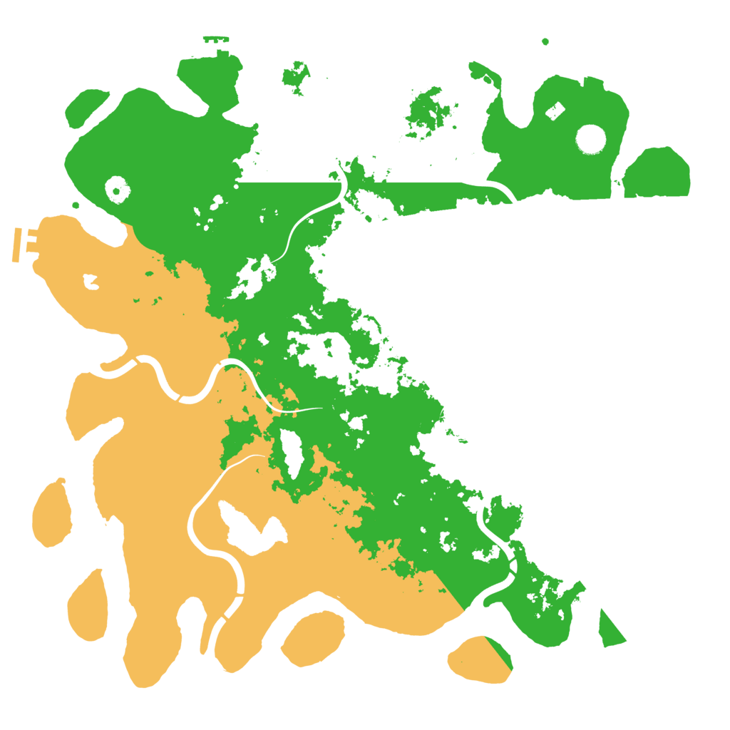 Biome Rust Map: Procedural Map, Size: 4300, Seed: 269690785