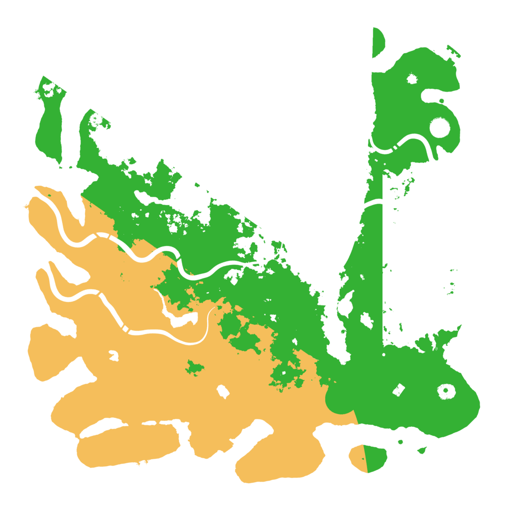 Biome Rust Map: Procedural Map, Size: 4500, Seed: 497619523