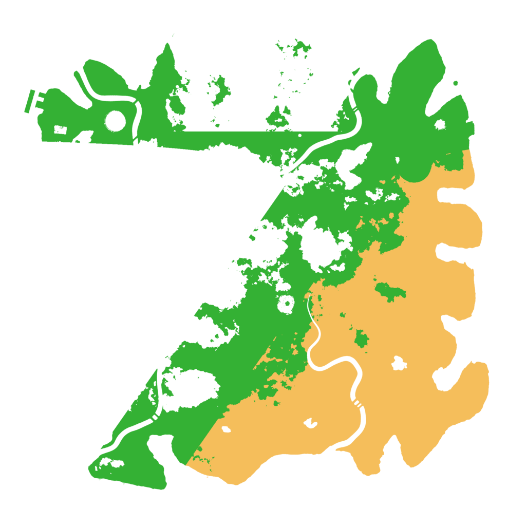Biome Rust Map: Procedural Map, Size: 4500, Seed: 1320001019