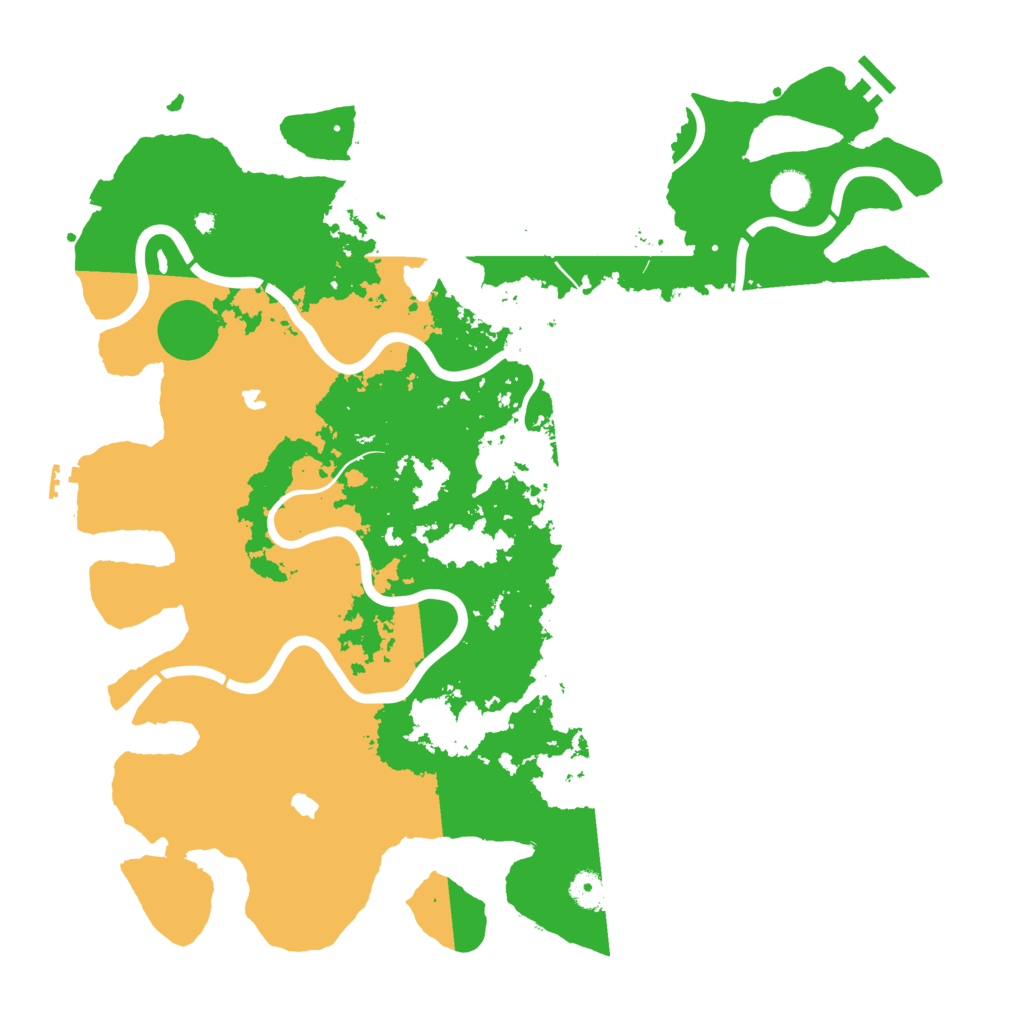 Biome Rust Map: Procedural Map, Size: 4500, Seed: 749455683