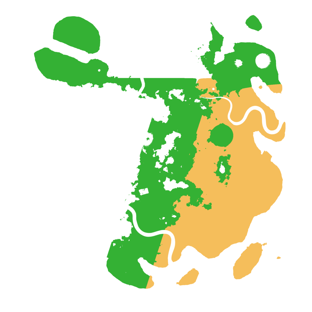 Biome Rust Map: Procedural Map, Size: 3700, Seed: 1271637391