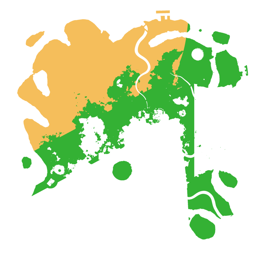 Biome Rust Map: Procedural Map, Size: 3800, Seed: 788803137