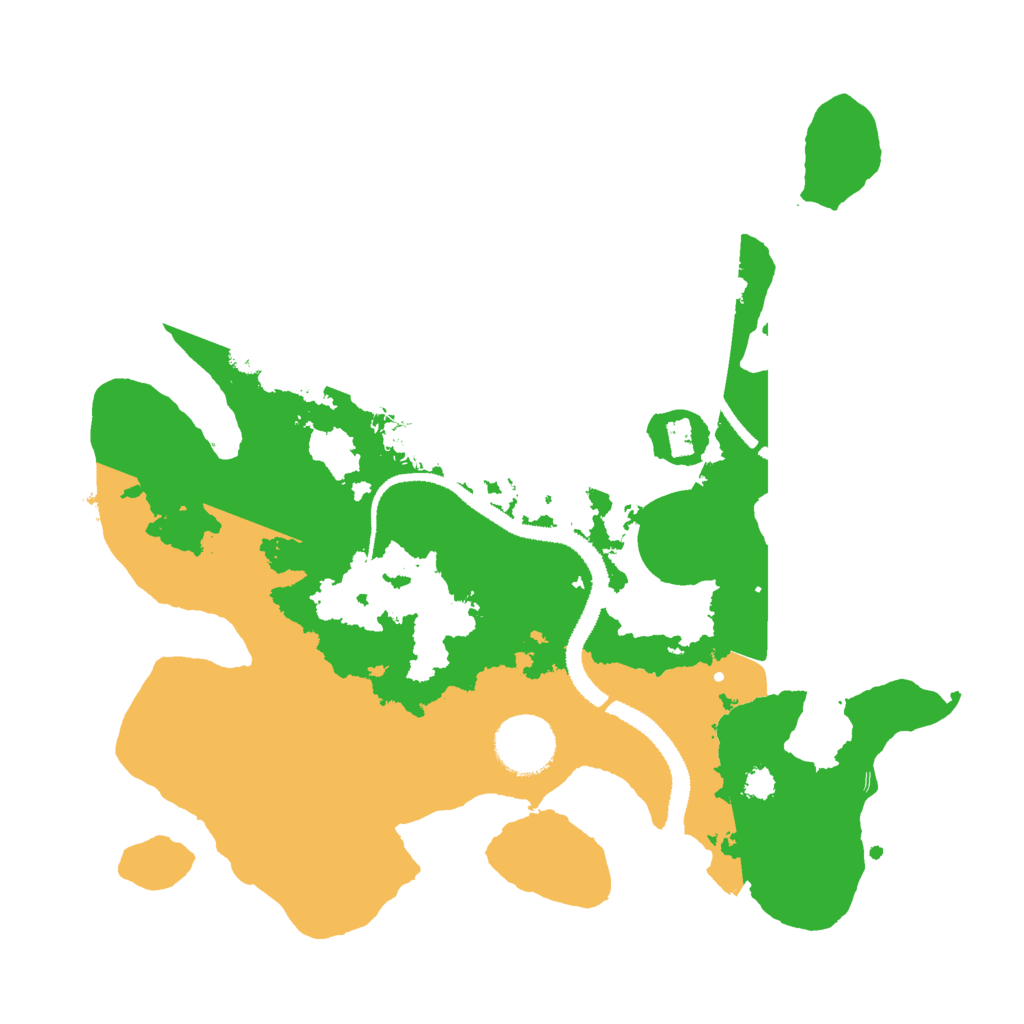 Biome Rust Map: Procedural Map, Size: 3000, Seed: 1135346942