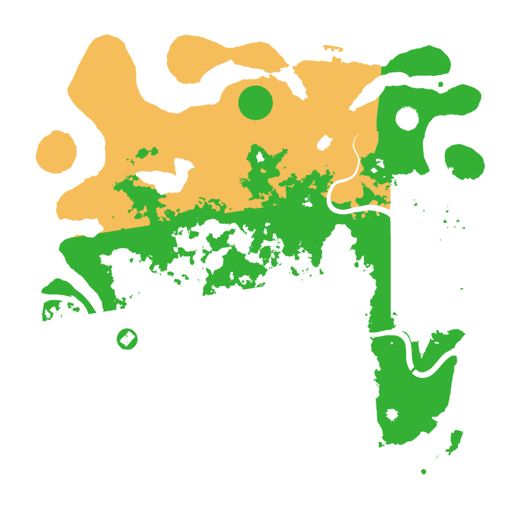Biome Rust Map: Procedural Map, Size: 4000, Seed: 21899251