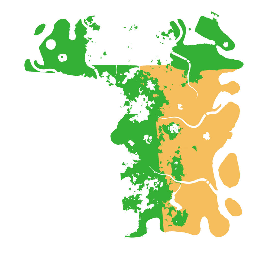 Biome Rust Map: Procedural Map, Size: 4500, Seed: 1407101219
