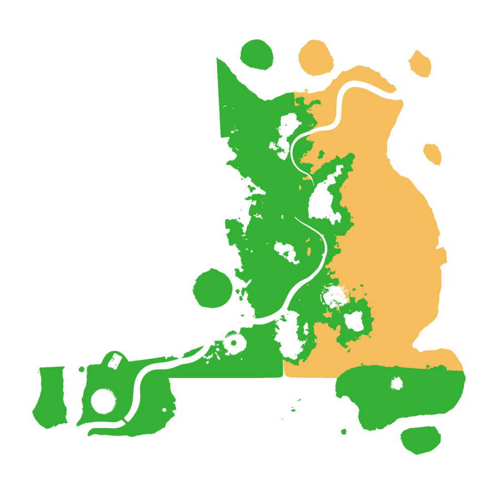 Biome Rust Map: Procedural Map, Size: 3600, Seed: 1081414513
