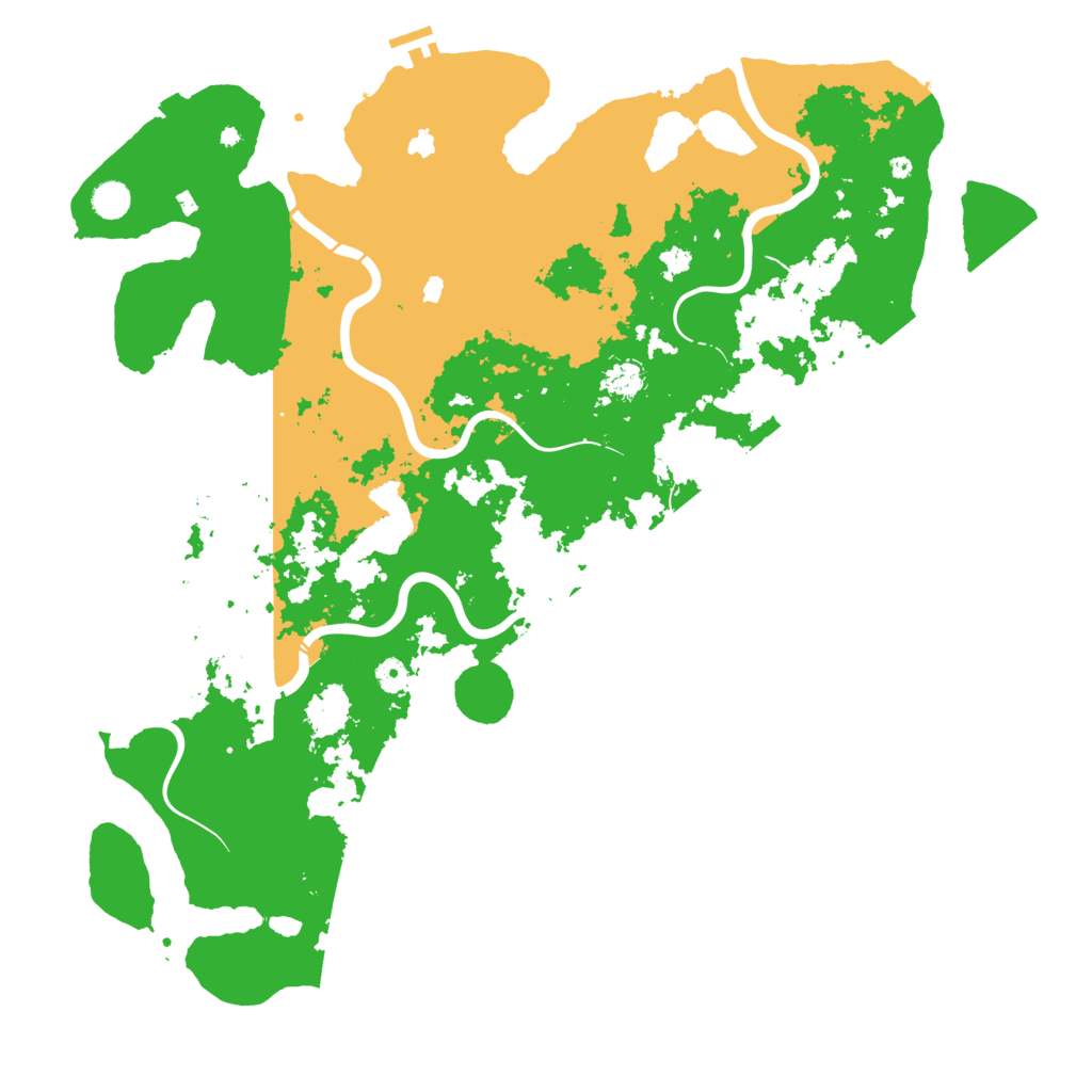 Biome Rust Map: Procedural Map, Size: 5000, Seed: 1753997179