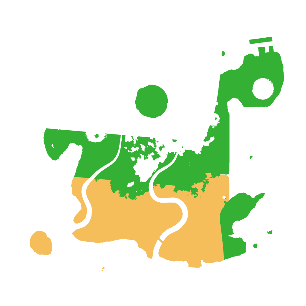 Biome Rust Map: Procedural Map, Size: 2700, Seed: 1753999182