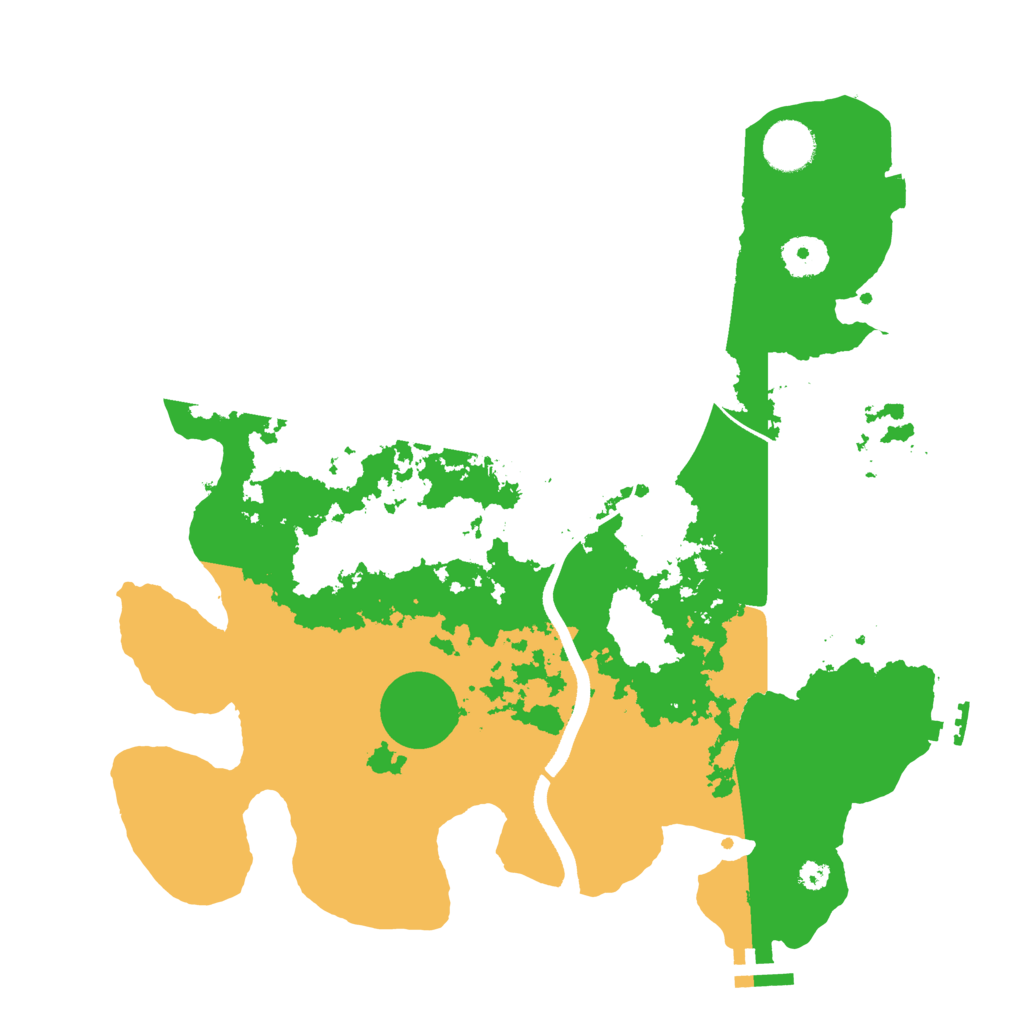Biome Rust Map: Procedural Map, Size: 3500, Seed: 477836503