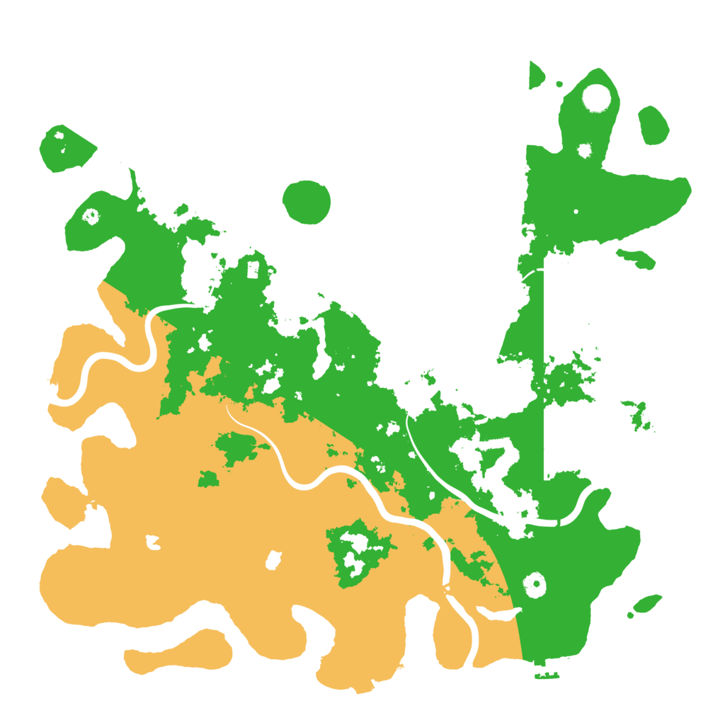Biome Rust Map: Procedural Map, Size: 4500, Seed: 1999215996