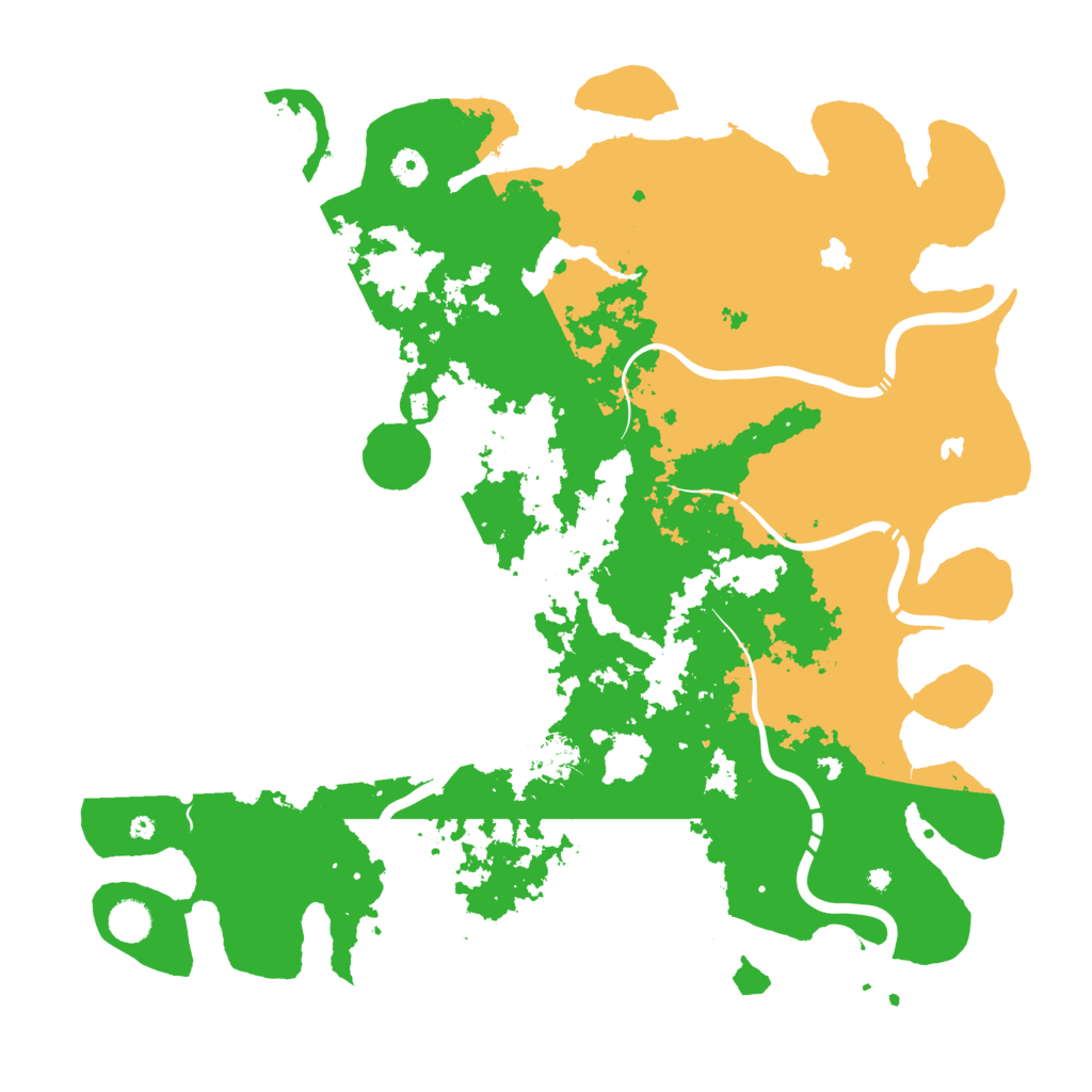 Biome Rust Map: Procedural Map, Size: 4500, Seed: 923338649