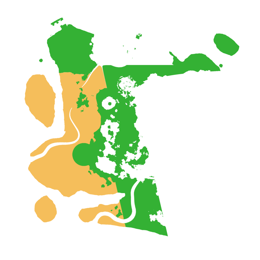 Biome Rust Map: Procedural Map, Size: 3000, Seed: 2475319