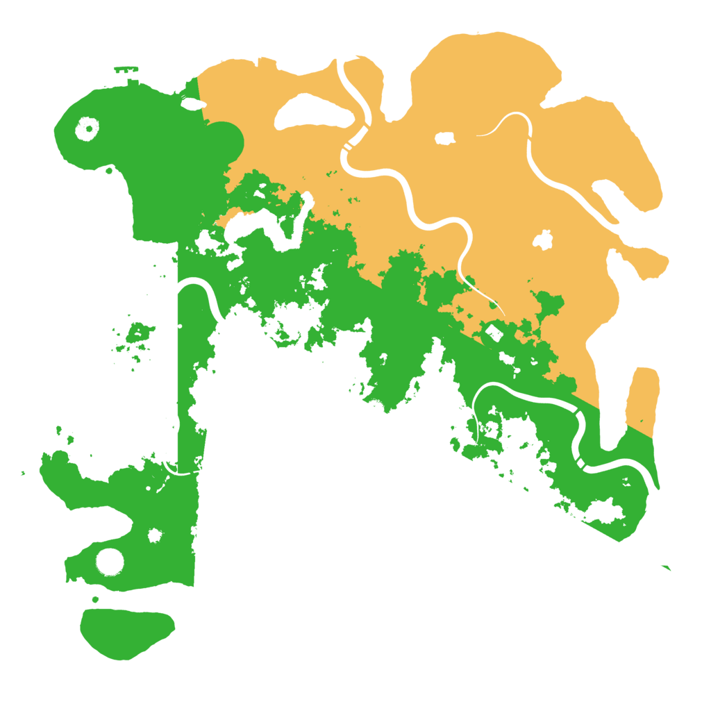 Biome Rust Map: Procedural Map, Size: 4500, Seed: 857582964