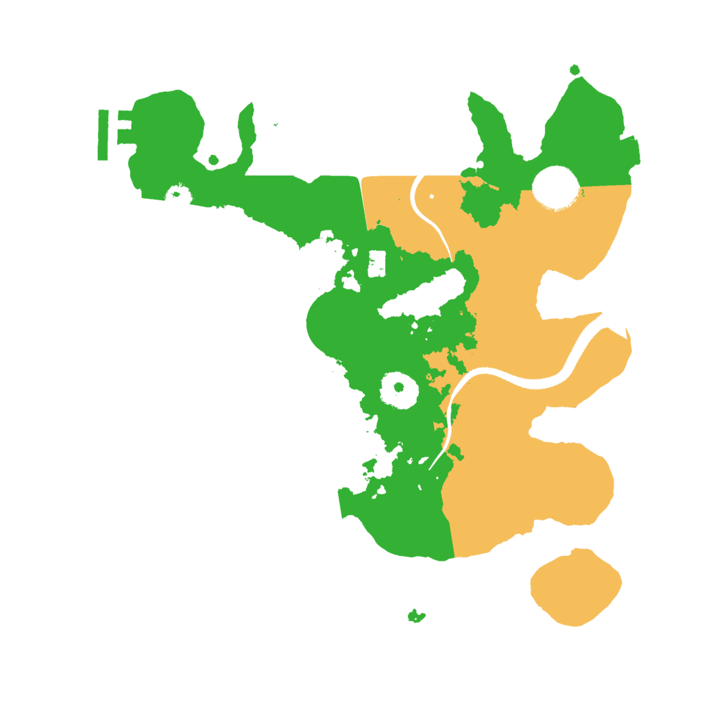 Biome Rust Map: Procedural Map, Size: 2800, Seed: 276697628