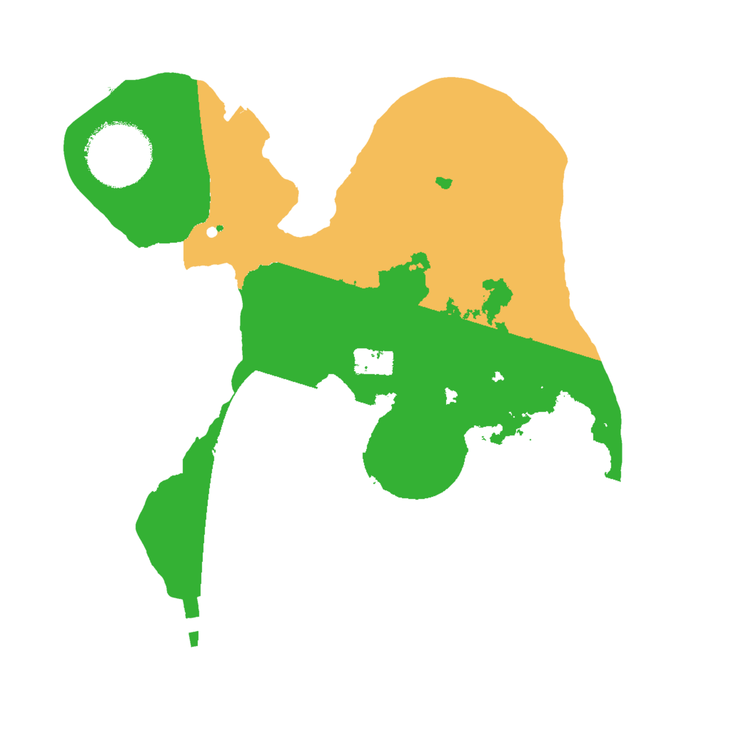 Biome Rust Map: Procedural Map, Size: 2000, Seed: 1711508095