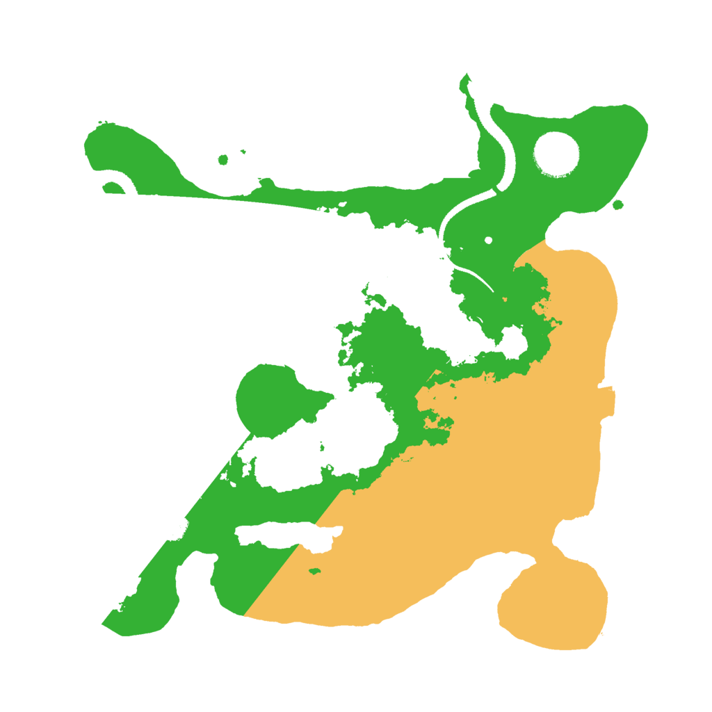 Biome Rust Map: Procedural Map, Size: 2800, Seed: 11923