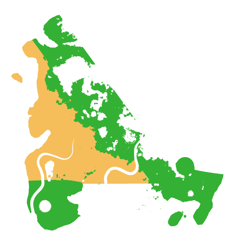 Biome Rust Map: Procedural Map, Size: 3600, Seed: 699